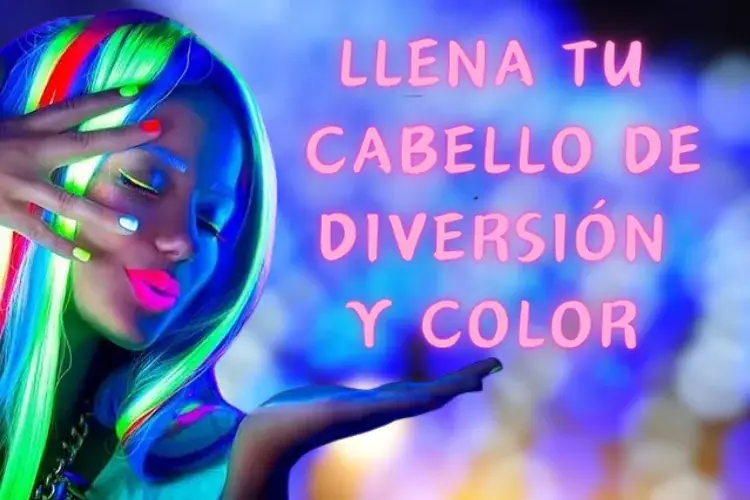 Tizas para el Cabello para Niñas - llena tu cabello de diversion y color -