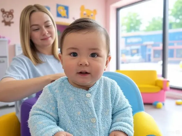 El primer corte de pelo de tu bebe