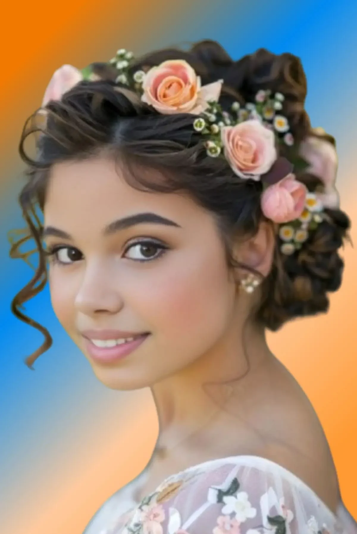 uno Estilos de cabello para quinceañeras invierno 2025