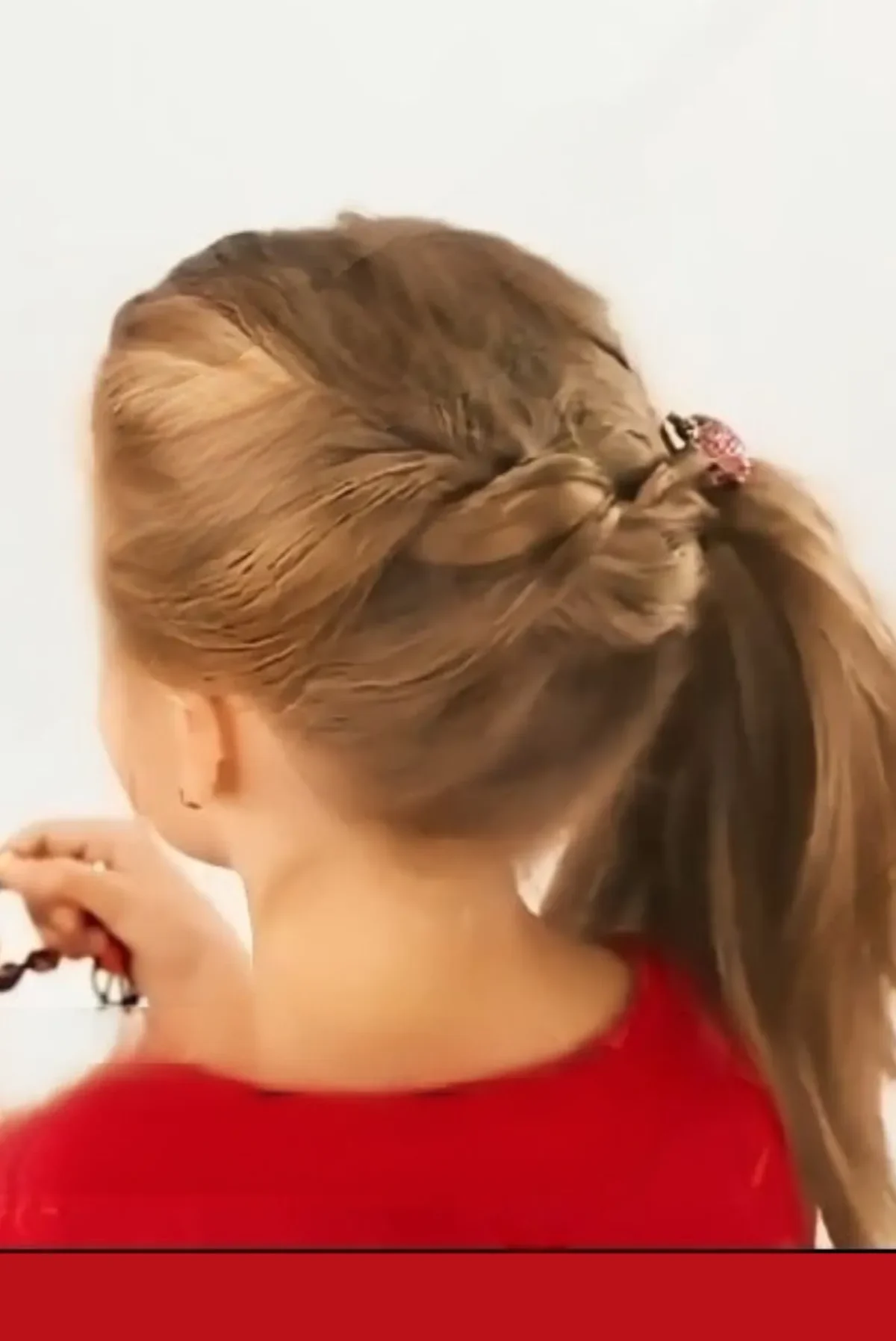 Trenza soga con coleta baja